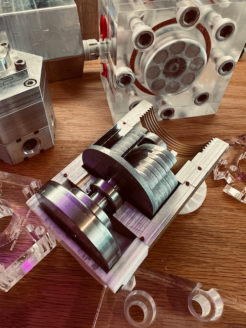 Experimenters Kit Modular Block turbine and magnetic drive