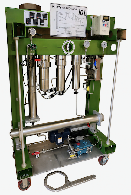 Infinity Turbine Processing and Developers Cart for Supercritical CO2