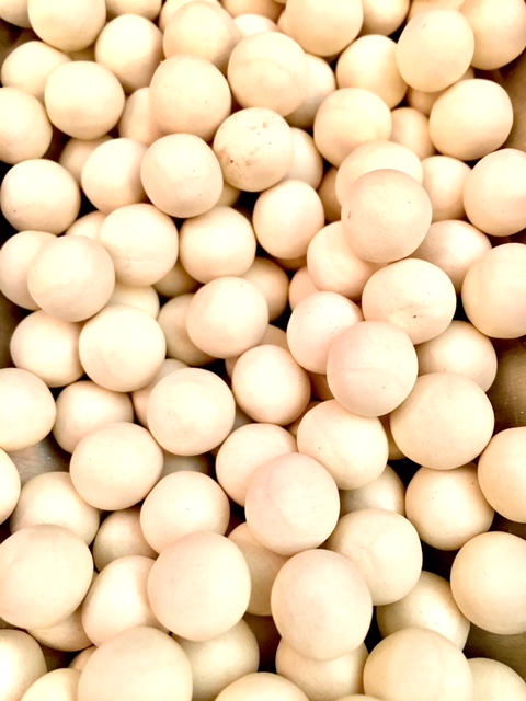 The unique latent heat storage capabilities of the Zeolite pellets allow them to release heat by just adding water. They can be recharged with solar vacuum tube heat.